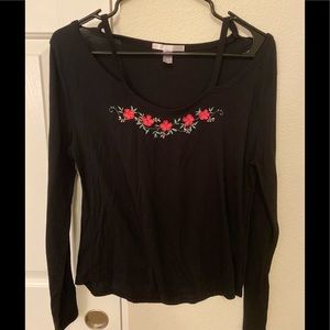 Off the shoulder and spaghetti strap top